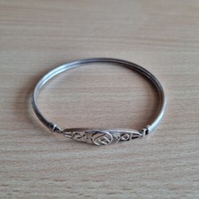Vintage 925 Sterling Silver Rennie Mackintosh Style Bangle Edinburgh