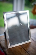 Vintage - Silver Plate - Freestanding Photo Frame  - 6X8 - Art Deco