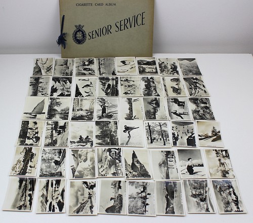 Senior service cigarette cards - cigarette,