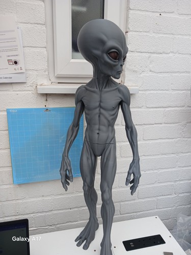 Printed 1947 alien 3ft - , in