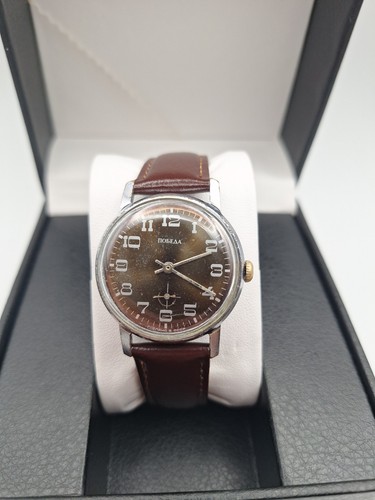 Vintage pobeda brown dial - brown,