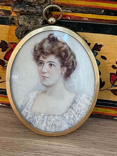 Miniature portrait painting - portrait, of