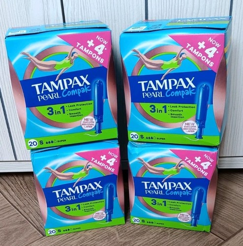 Boxes 20 tampax - boxes, pearl