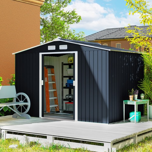 6ft metal bicycle shed - 9,