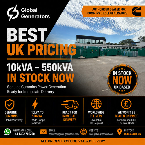 New diesel generators - new,