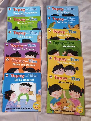 Children topsy tim 12 book - children's,