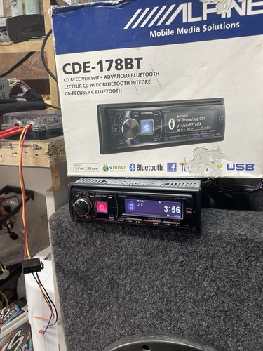 Alpine cde 178bt single - cde,