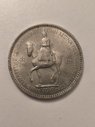 1953 five shilling coronation - five,