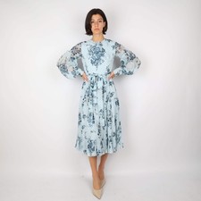 Erdem Blue Dress, UK Size 8
