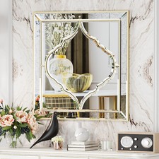 60/80cm Antique Silver Wall