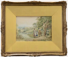 Style of Myles Birket Foster- Early 20th Century Watercolour, The Egg Snatchers