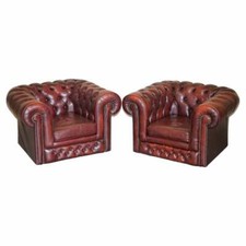 PAIR OF LOVELY VINTAGE OXBLOOD