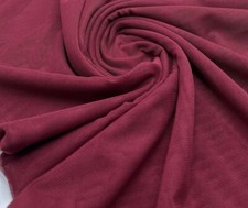 Plain Burgundy Mesh Fabric Stretch