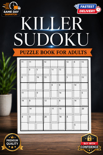 Killer sudoku puzzle book - sudoku,