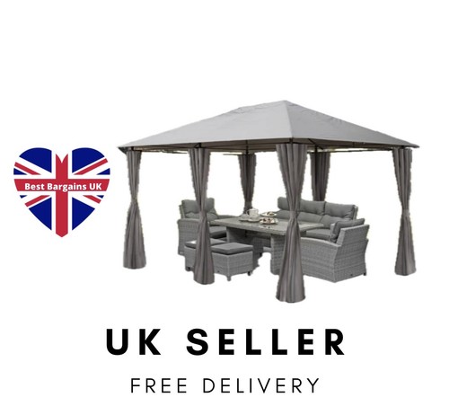 Large grey lilly gazebo - large,