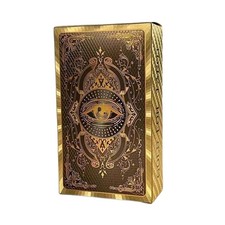 Gold foil tarot cards with - gold,