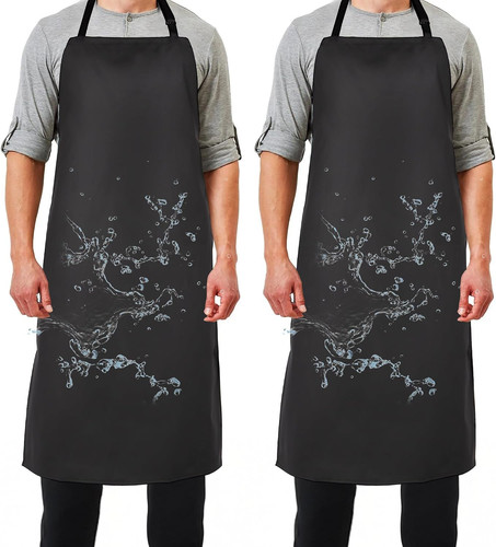Waterproof apron black heavy - waterproof,