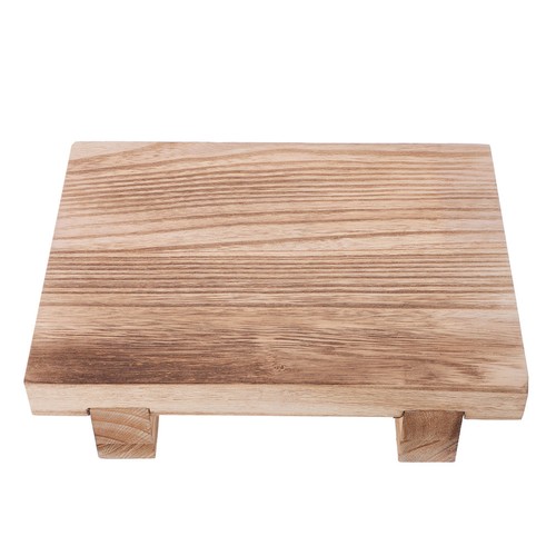 Wooden step stool high - step, 3"