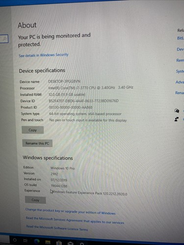 Dell optiplex 7010 3770 - 7010,, i7-3770