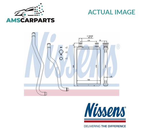 Heater radiator exchanger - heater, lhd