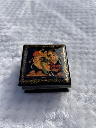 Hand painted russian palekh - hand-painted,