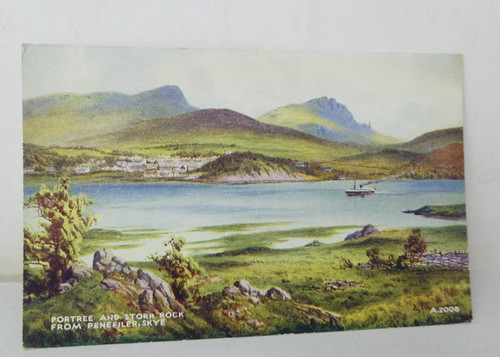 Portree and storr rock - and,