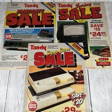 Vintage Tandy Sales Catalogues