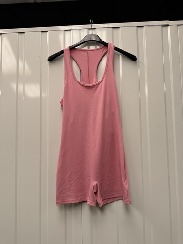 Shein pink ribbed racerback - pink,