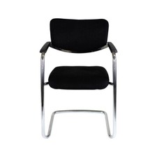 Haworth: Comforto 89 Zody Visitor Chair in Black Fabric