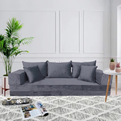 Plush velvet sofa set three - plush,