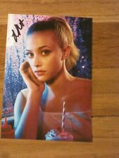 LILI REINHART Signed 4x6 RIVERDALE Photo BETTY COOPER AUTOGRAPH 1A