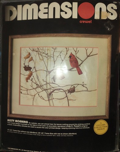 Dimensions crewel vintage 1985 - dimensions,