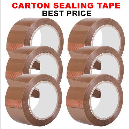 Strong brown tape parcel - brown,