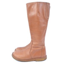 Angulus High Knee Zip Brown