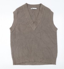 Zara Women Brown Sleeveless