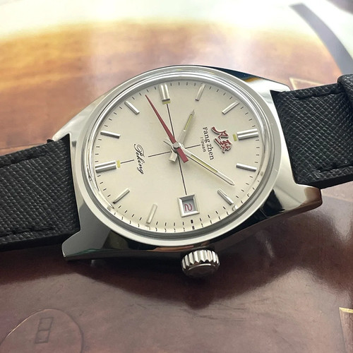 Merkur white dial watch - watch, metal