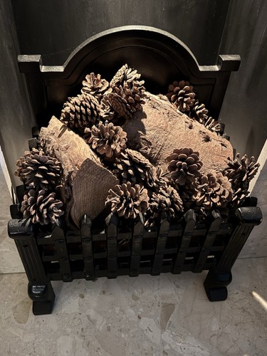 Cast iron fire grate solid - iron,