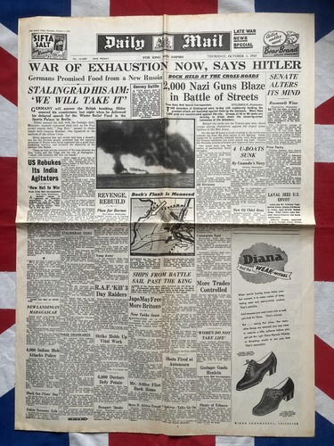 Ww2 newspaper copy october - ww2,