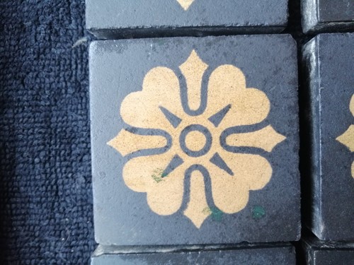 Reclaimed minton encaustic
