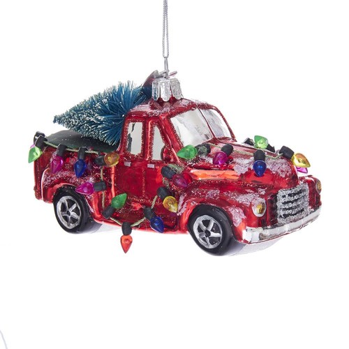 Noble gems red pickup truck - pickup,