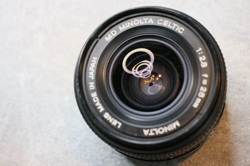 Minolta celtic 28mm 8 - 28mm, f2.8