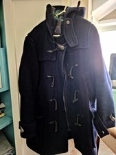 GLOVERALL duffle coat women's BLACK SZ 14