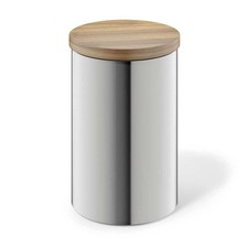 Zack Cera Premium 1L Brushed Stainless Steel Storage Canister - Aroma-Sealing Ki