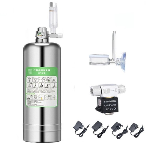 Stainless steel aquarium - stainless, co2