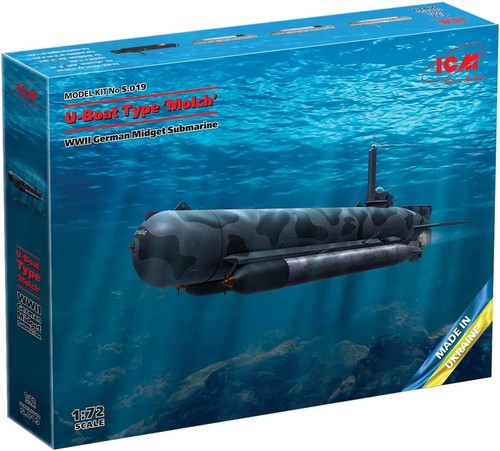 Icm boat type molch - 1:72,