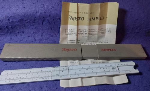 Vintage aristo simplex inch - aristo,