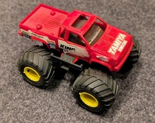 VINTAGE TAMIYA KING CAB NISSAN MINI MONSTER TRUCK 4WD PULL BACK TOY - 1990s