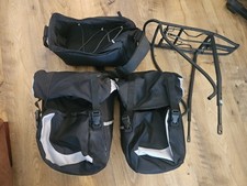 Bike Pannier Rack and Bag Set