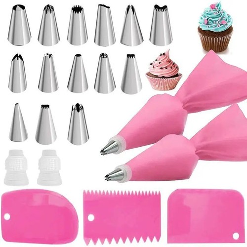 12pc set icing piping cream - set,