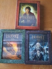 The Hobbit Trilogy Extended Editions - 3D & 2D Blu-ray, 15-Disc Box Set